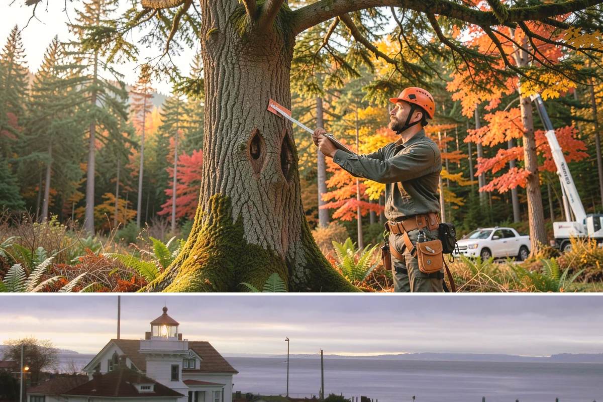 Snow and ice damage cleanup in Mukilteo, Snohomish County, WA - This service is performed during winter months following snow and ice loading events to relieve tension on limbs and remove...