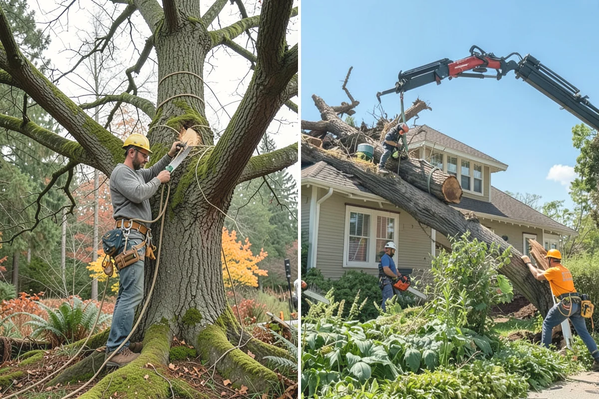 Snow and ice damage cleanup in North Bend, King County, WA - Assess damage and immediate hazards