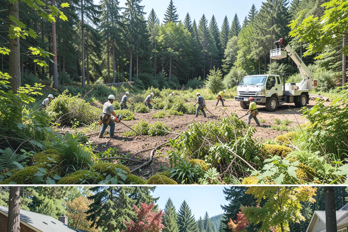 Snow and ice damage cleanup in Orting, Pierce County, WA - This service is performed during winter months following snow and ice loading events to relieve tension on limbs and remove...