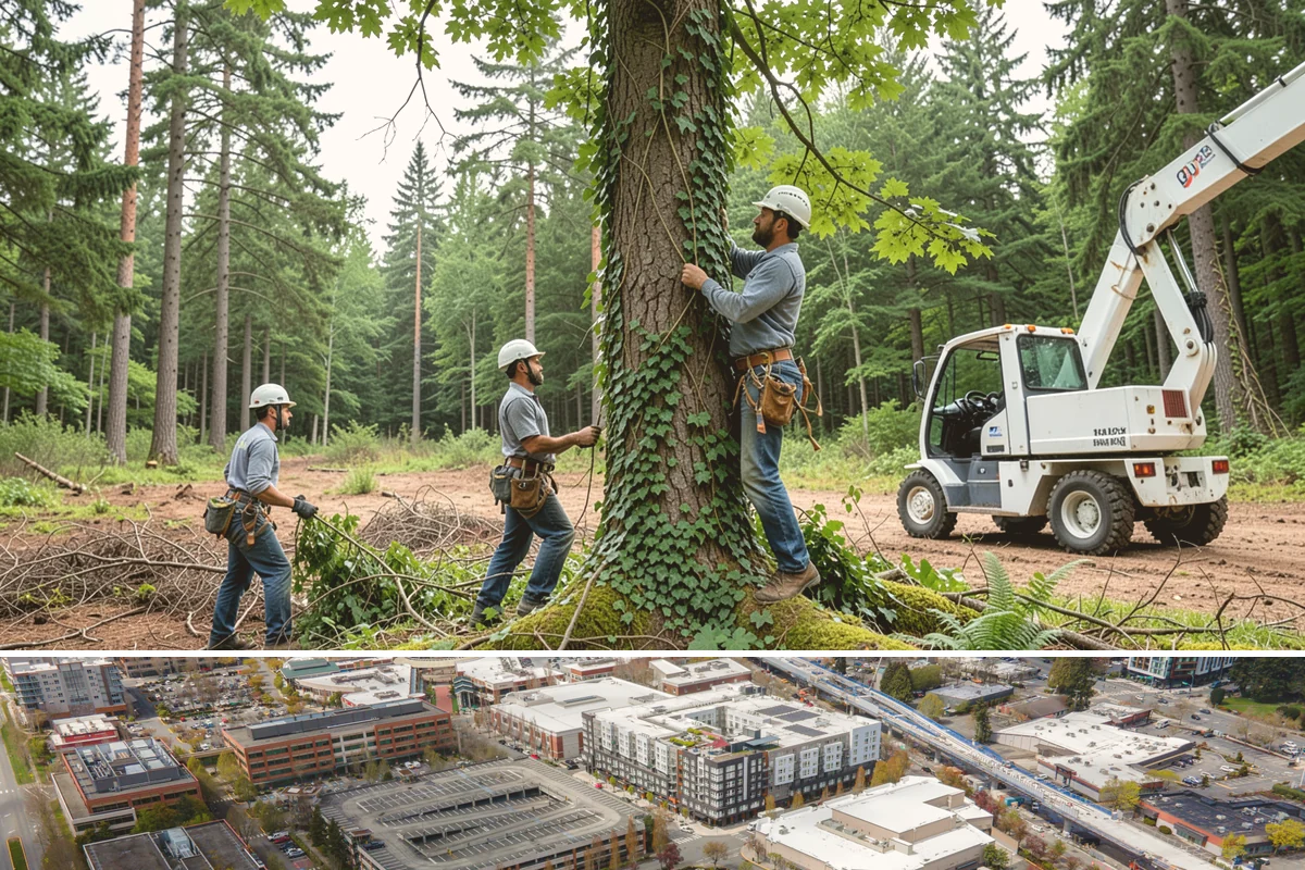 Snow and ice damage cleanup in Redmond, King County, WA - This service is performed during winter months following snow and ice loading events to relieve tension on limbs and remove...