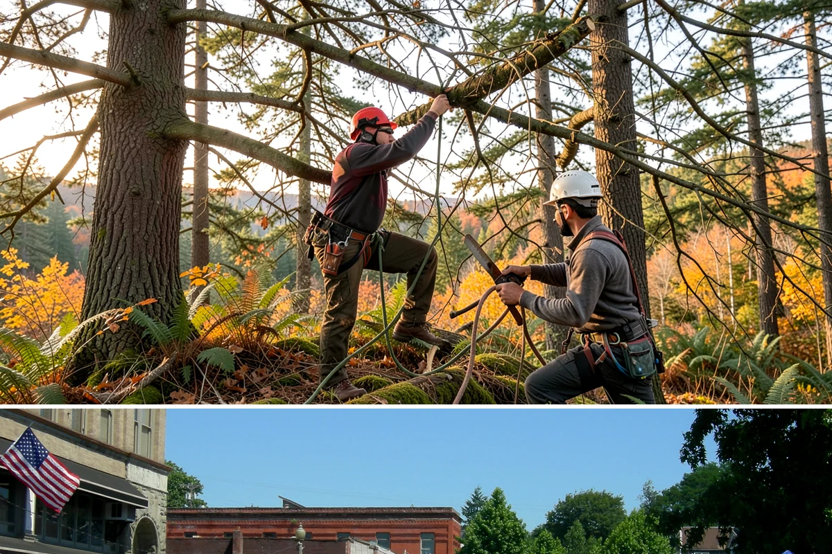 Snow and ice damage cleanup in Snohomish, Snohomish County, WA - This service is performed during winter months following snow and ice loading events to relieve tension on limbs and remove...
