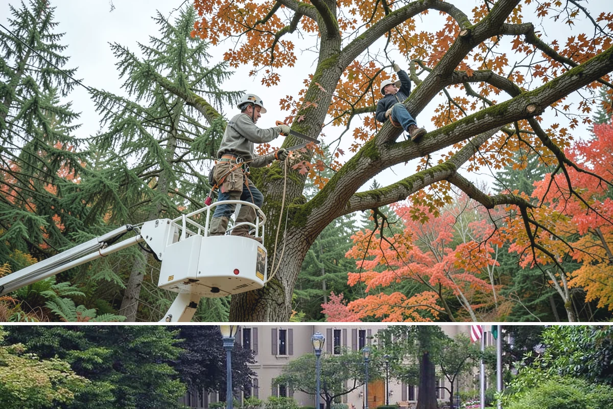 Snow and ice damage cleanup in Woodinville, King County, WA - This service is performed during winter months following snow and ice loading events to relieve tension on limbs and remove...