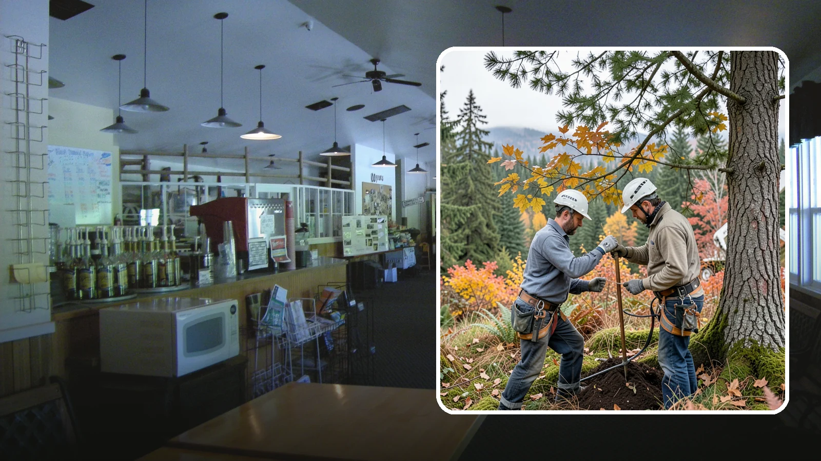Soil testing in Black Diamond, King County, WA - The analysis of soil conditions around a tree.