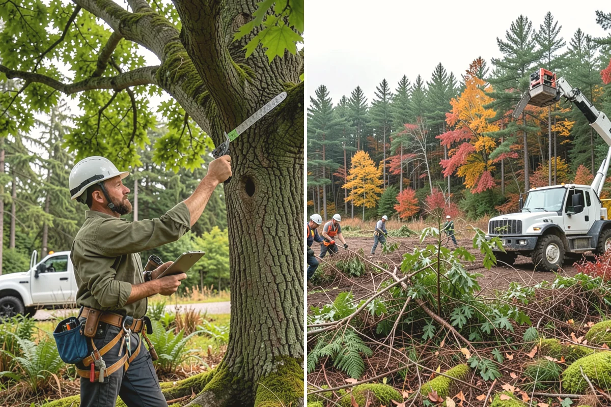 Soil testing in Black Diamond, King County, WA - Inspect the tree and its site