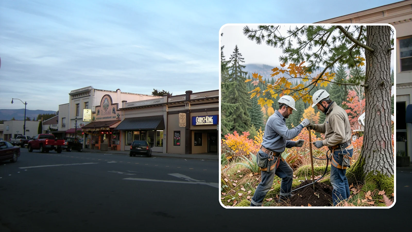 Soil testing in Burlington, Skagit County, WA - The analysis of soil conditions around a tree.
