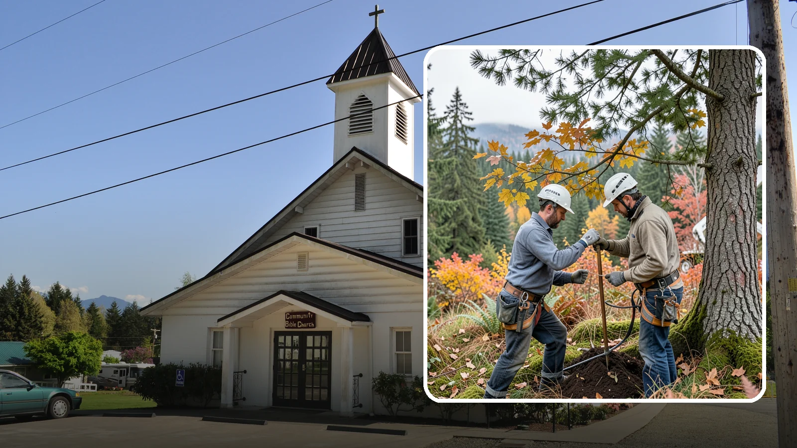 Soil testing in Concrete, Skagit County, WA - The analysis of soil conditions around a tree.
