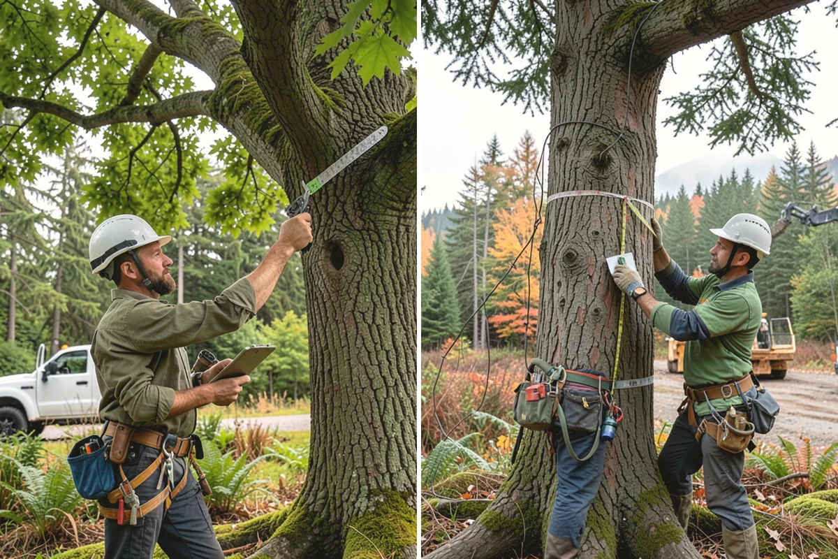 Soil testing in Covington, King County, WA - Inspect the tree and its site