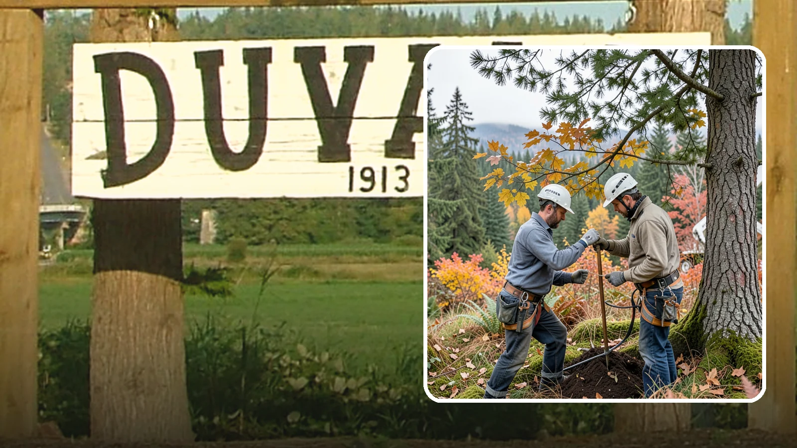 Soil testing in Duvall, King County, WA - The analysis of soil conditions around a tree.