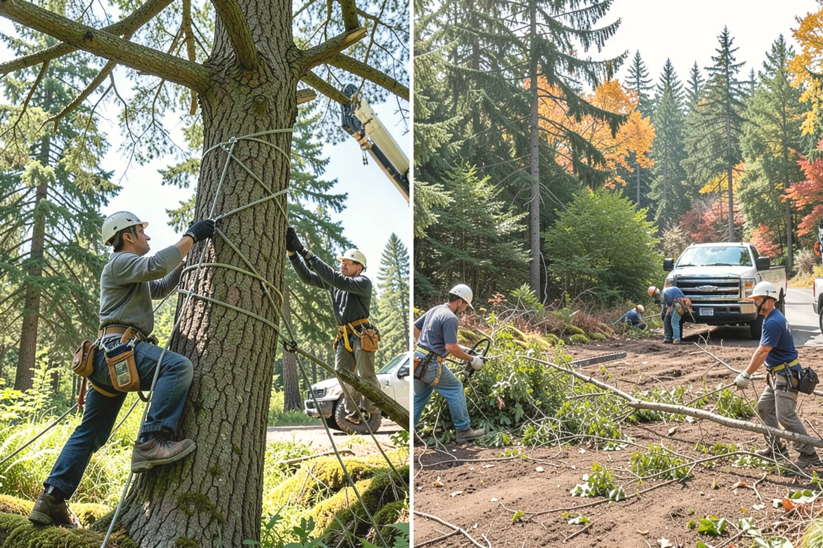 Soil testing in Edgewood, Pierce County, WA - Inspect the tree and its site