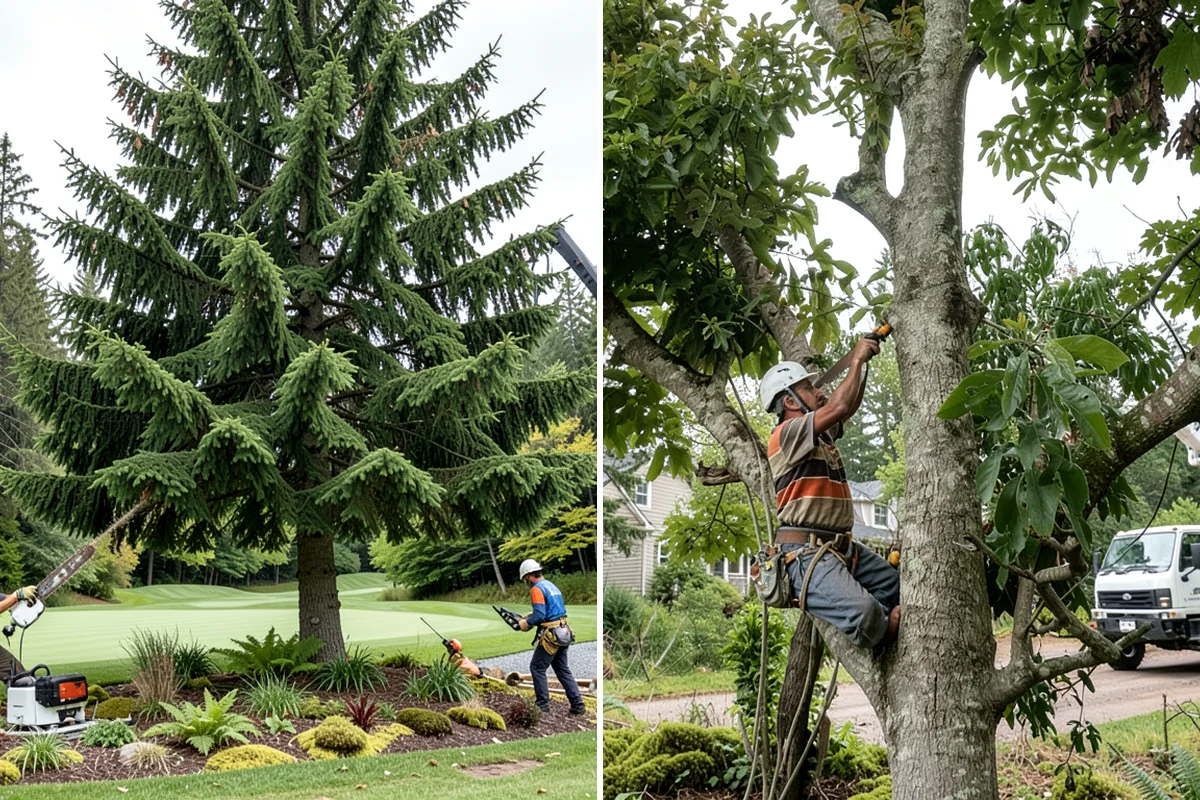 Soil testing in Enumclaw, King County, WA - Inspect the tree and its site