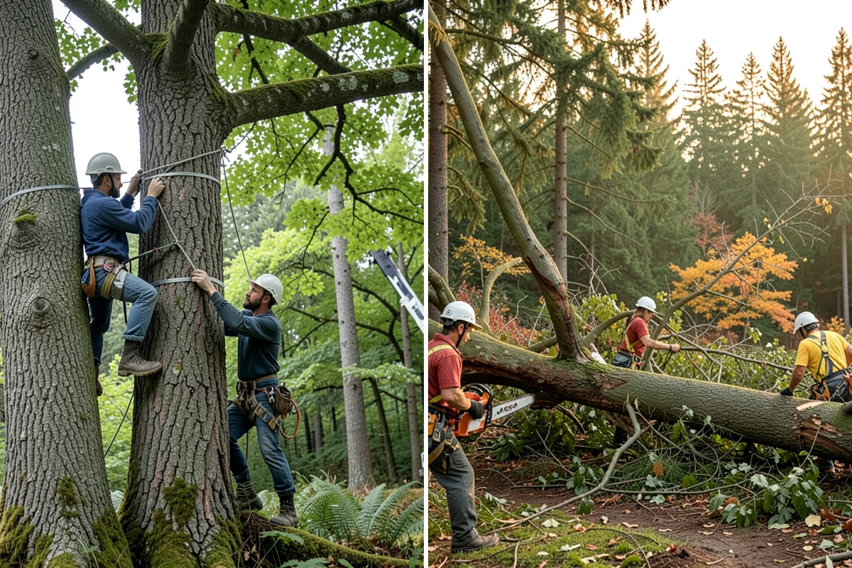 Soil testing in Fircrest, Pierce County, WA - Inspect the tree and its site
