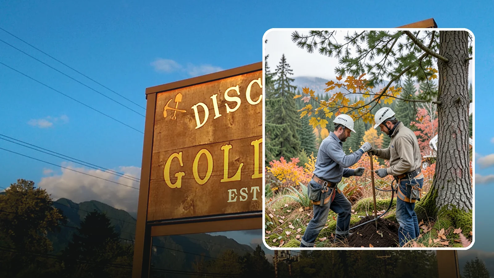 Soil testing in Gold Bar, Snohomish County, WA - The analysis of soil conditions around a tree.