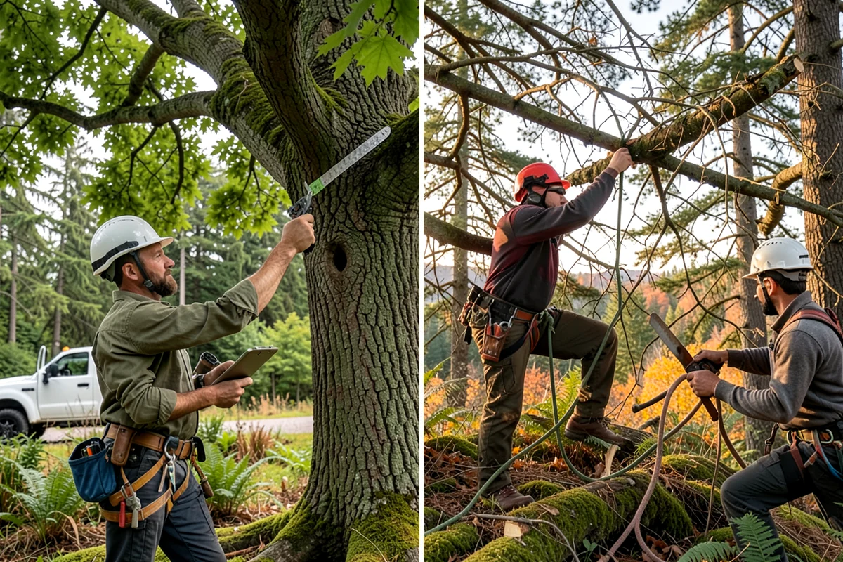 Soil testing in Hunts Point, King County, WA - Inspect the tree and its site