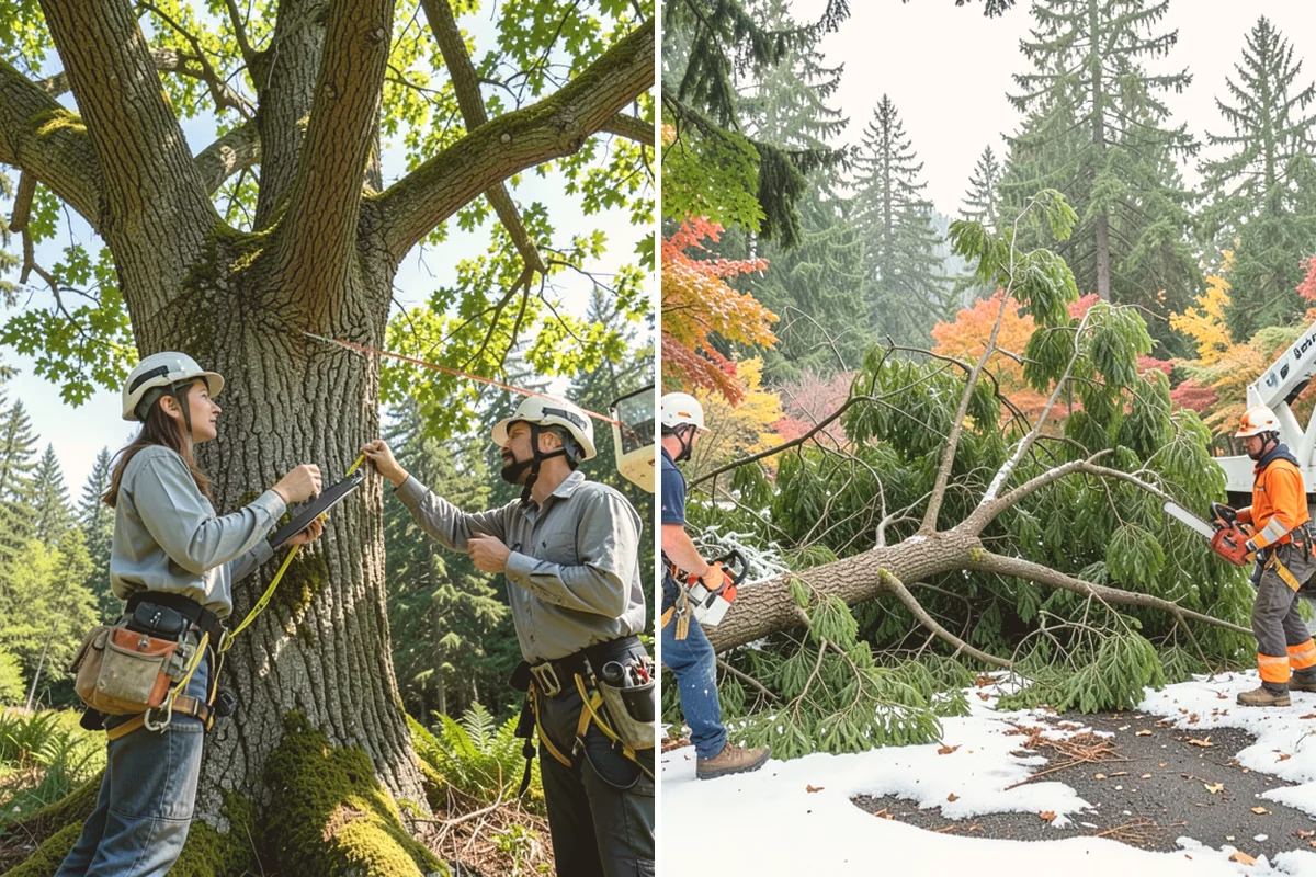 Soil testing in Kirkland, King County, WA - Inspect the tree and its site