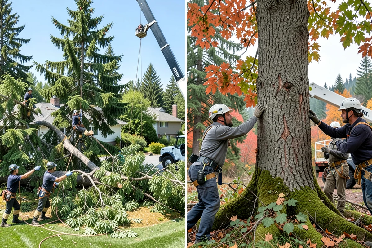 Soil testing in Lyman, Skagit County, WA - Inspect the tree and its site