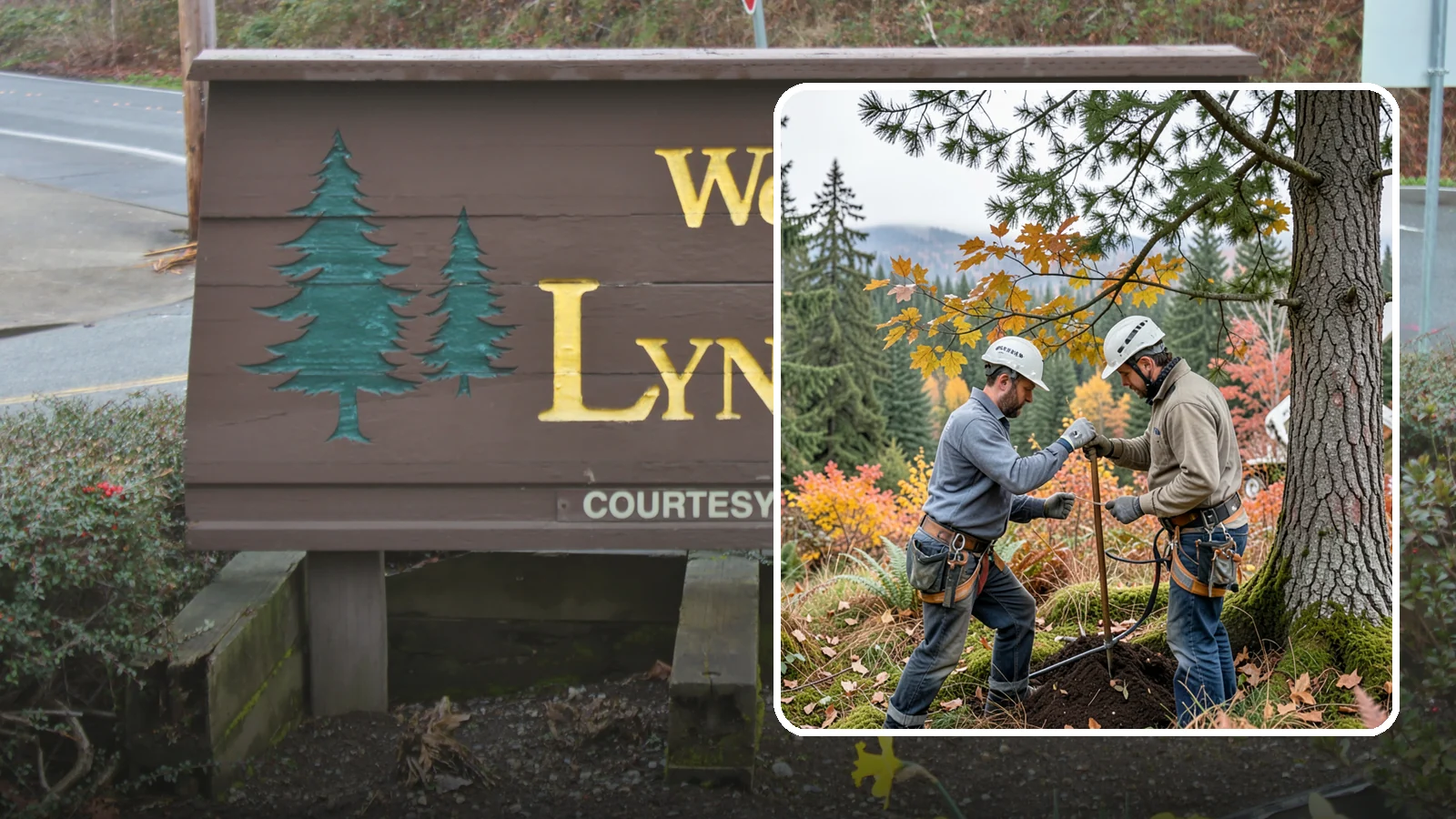 Soil testing in Lynnwood, Snohomish County, WA - The analysis of soil conditions around a tree.