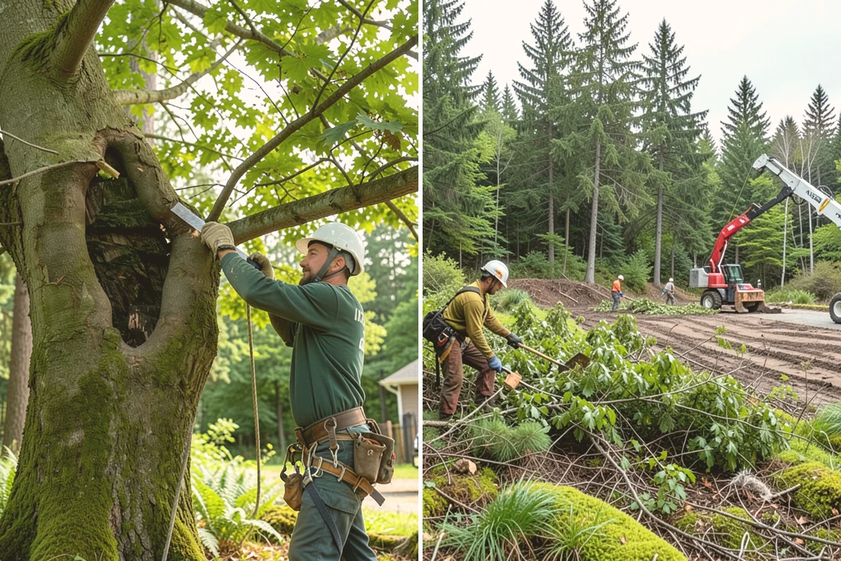 Soil testing in Milton, King County, WA - Inspect the tree and its site