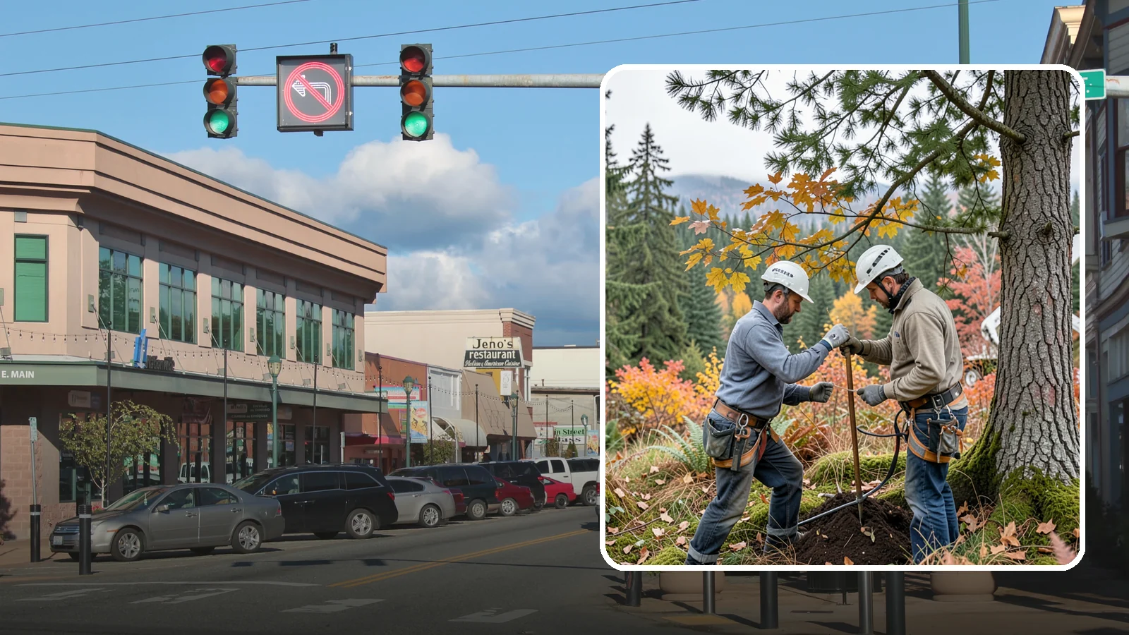 Soil testing in Monroe, Snohomish County, WA - The analysis of soil conditions around a tree.