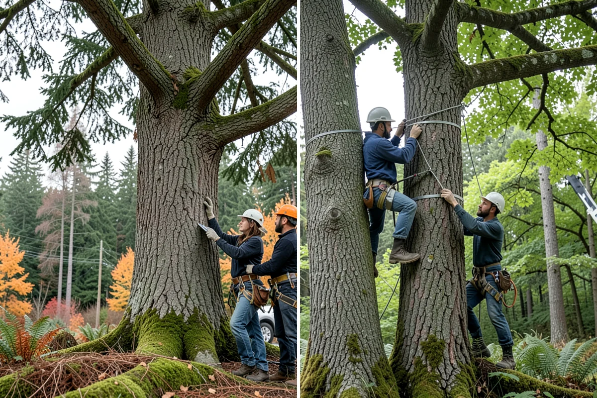 Soil testing in Normandy Park, King County, WA - Inspect the tree and its site