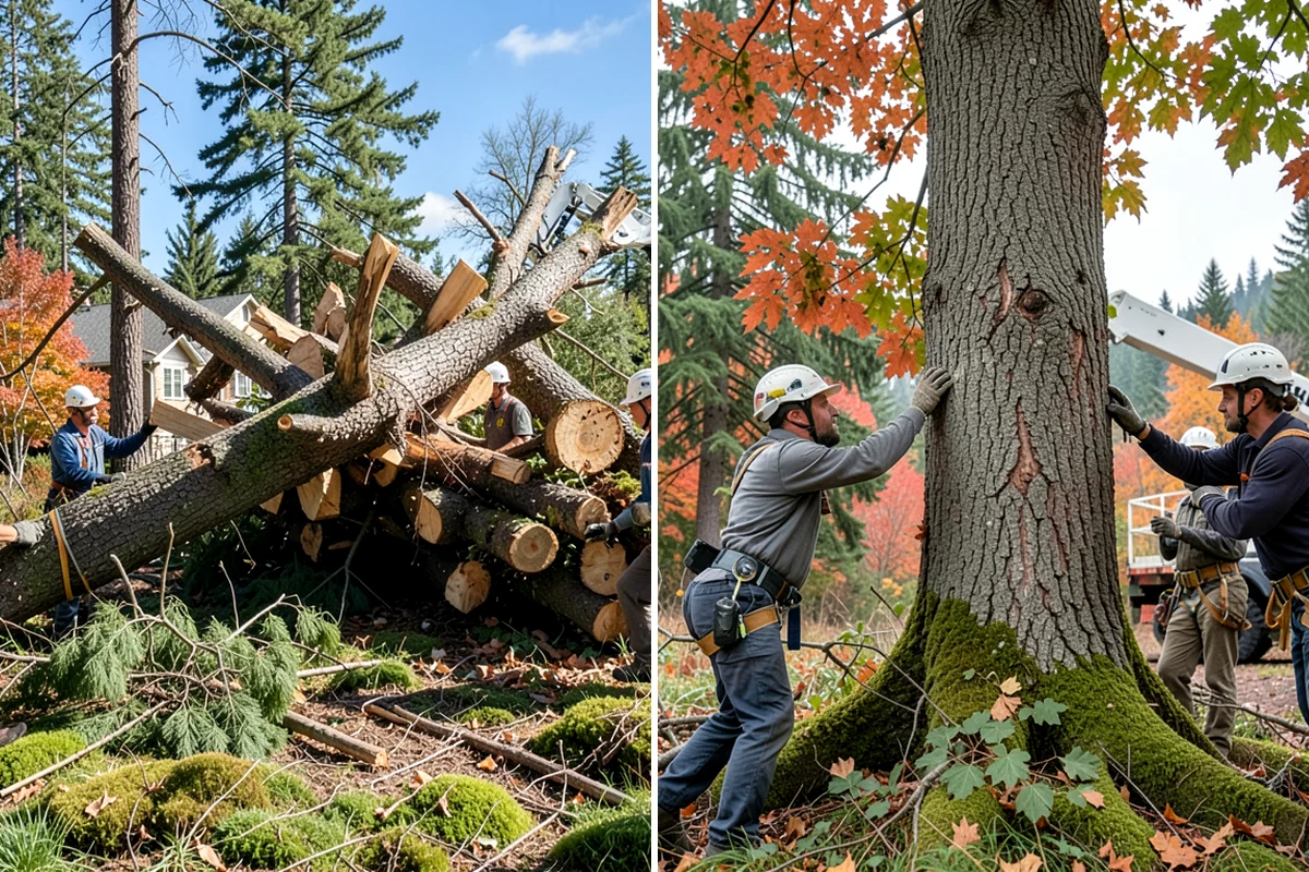 Soil testing in Pacific, King County, WA - Inspect the tree and its site