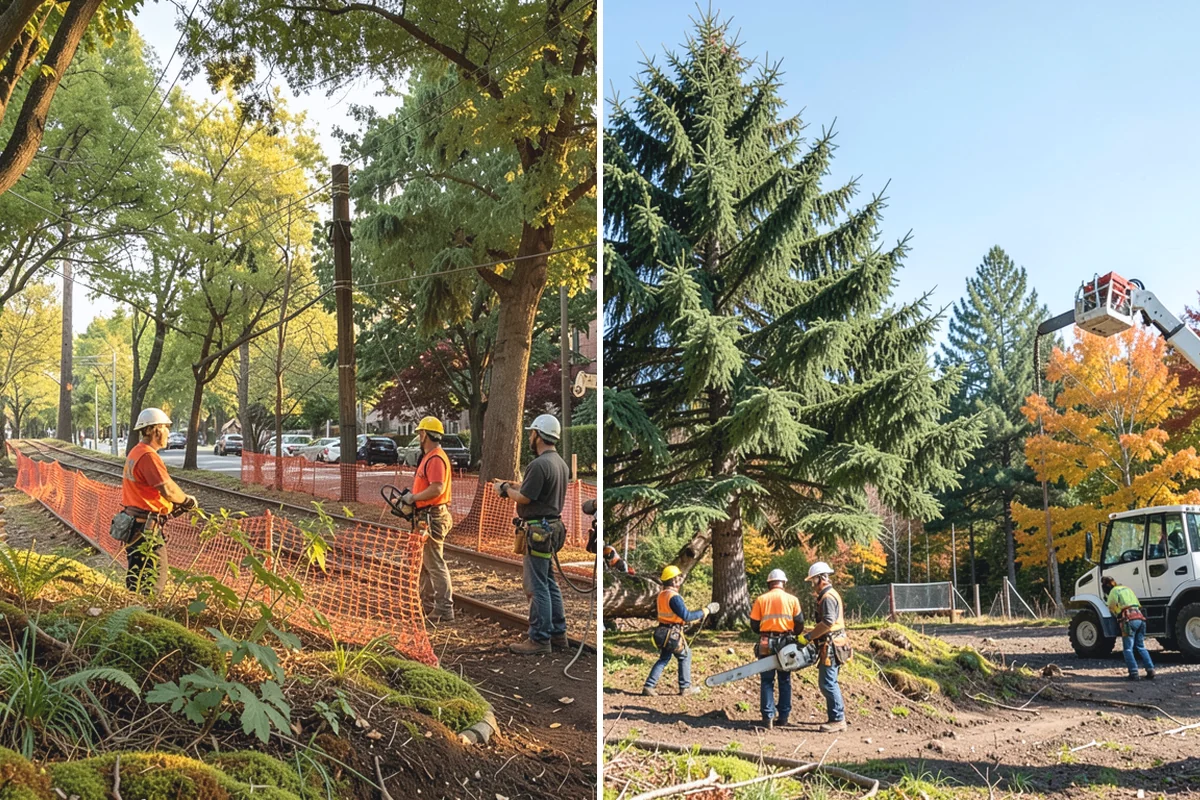 Soil testing in Roy, Pierce County, WA - Inspect the tree and its site