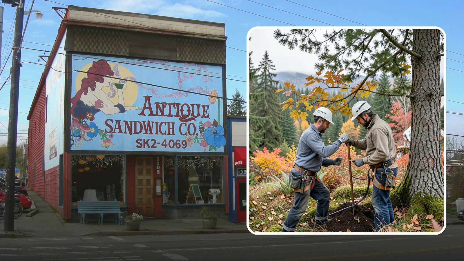 Soil testing in Ruston, Pierce County, WA - The analysis of soil conditions around a tree.