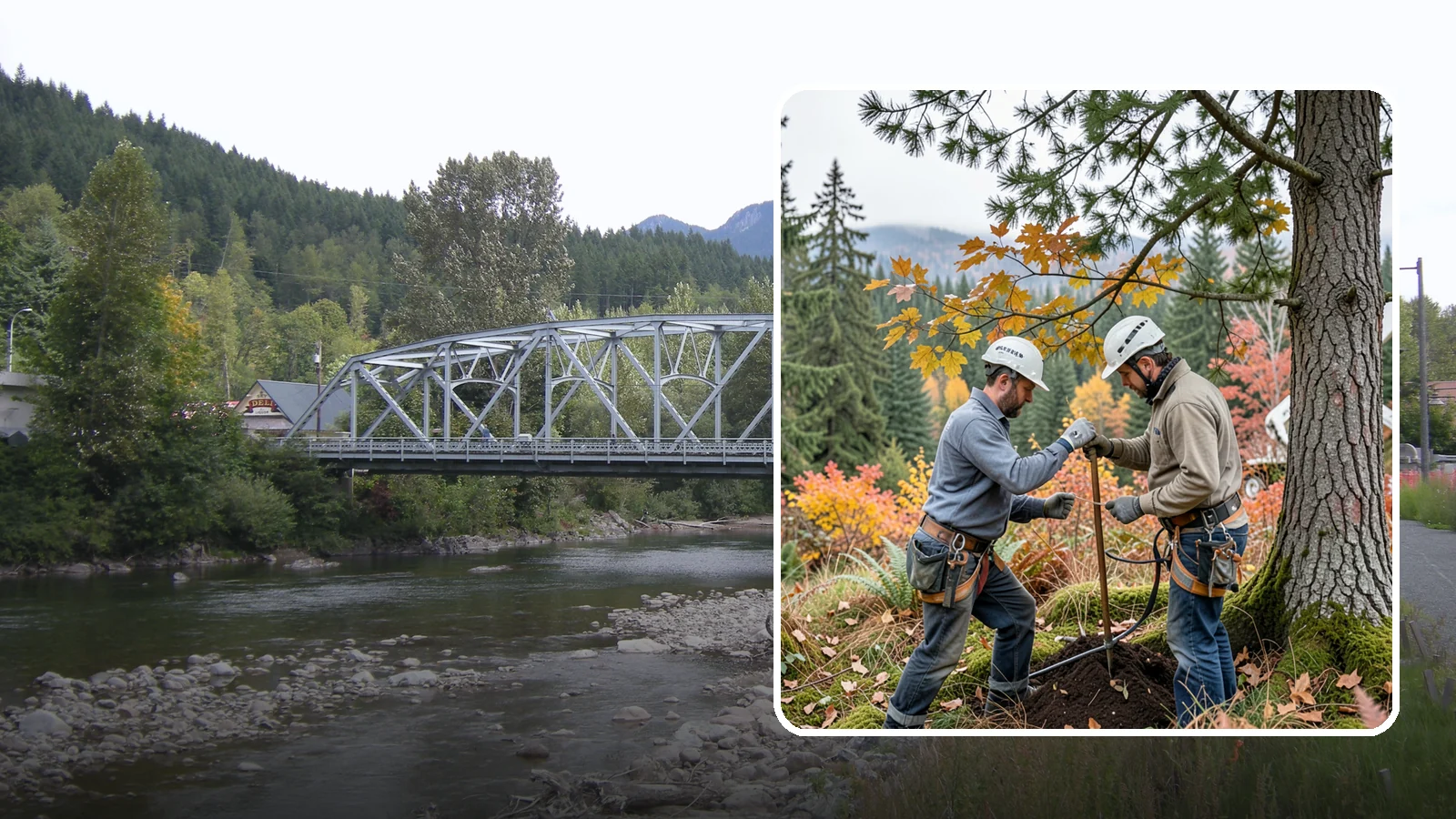 Soil testing in Skykomish, King County, WA - The analysis of soil conditions around a tree.