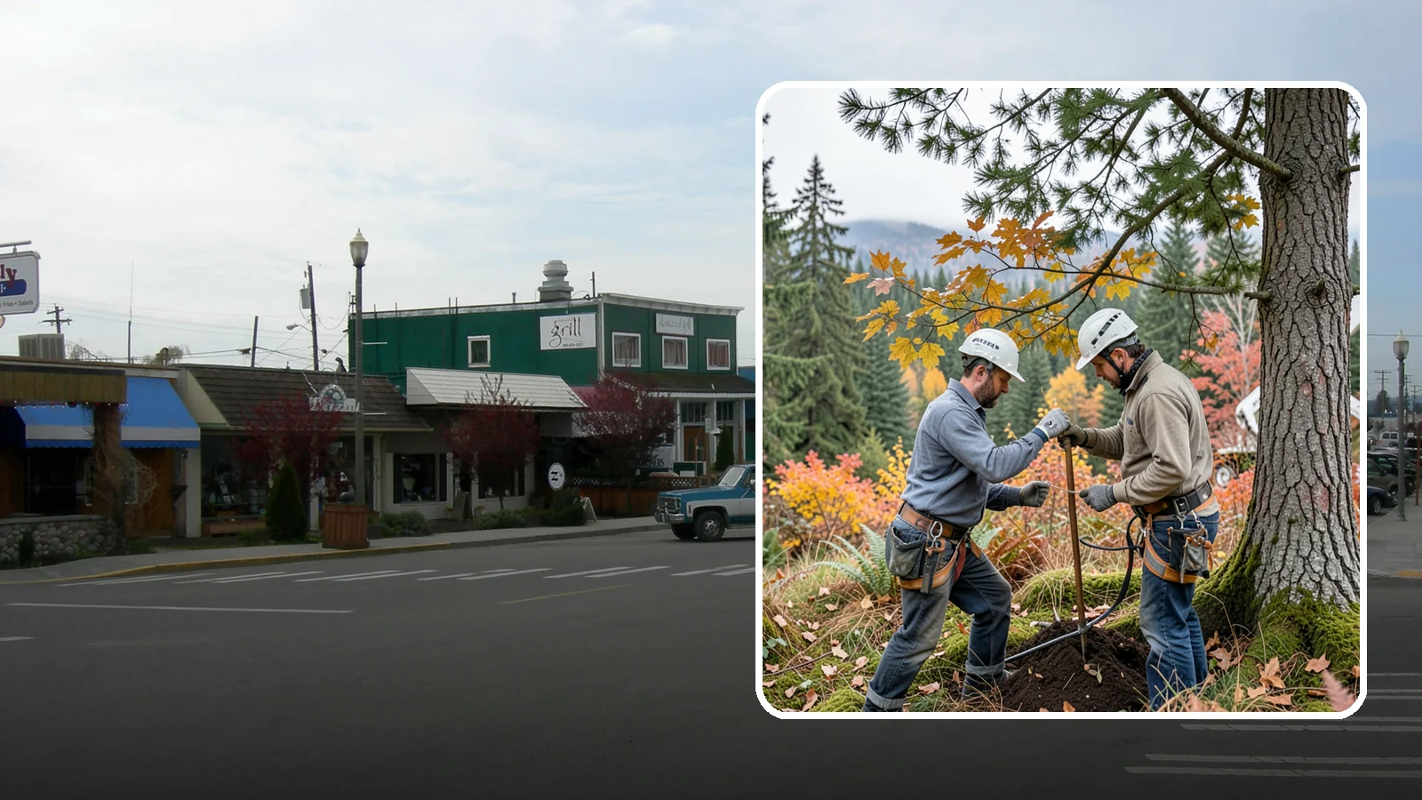 Soil testing in Stanwood, Snohomish County, WA - The analysis of soil conditions around a tree.