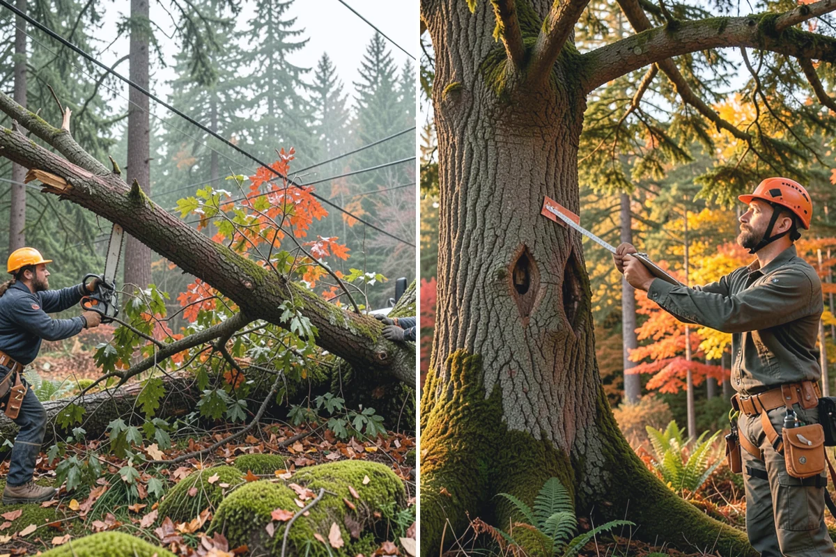 Soil testing in Sumner, Pierce County, WA - Inspect the tree and its site