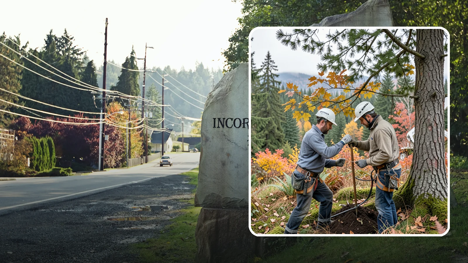 Soil testing in Wilkeson, Pierce County, WA - The analysis of soil conditions around a tree.