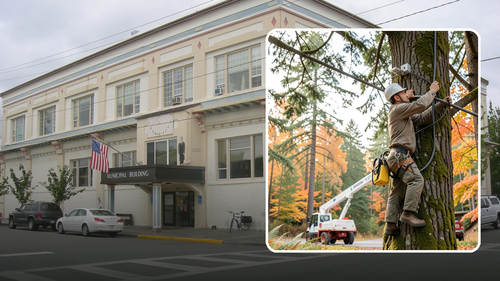 Static cabling installation in Anacortes, Skagit County, WA - The installation of rigid cable systems that limit movement.