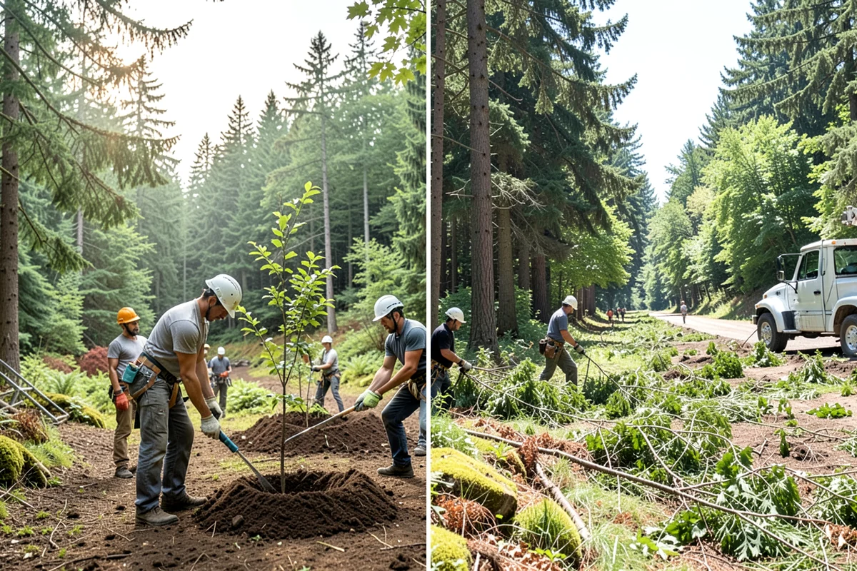 Static cabling installation in Arlington, Snohomish County, WA - Assess structural defects and load paths