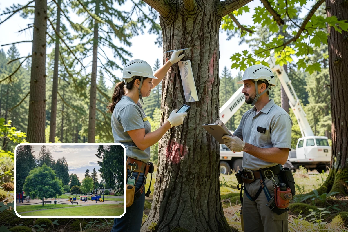 Static cabling installation in Bonney Lake, Pierce County, WA - Reduces the risk of limb or stem failure