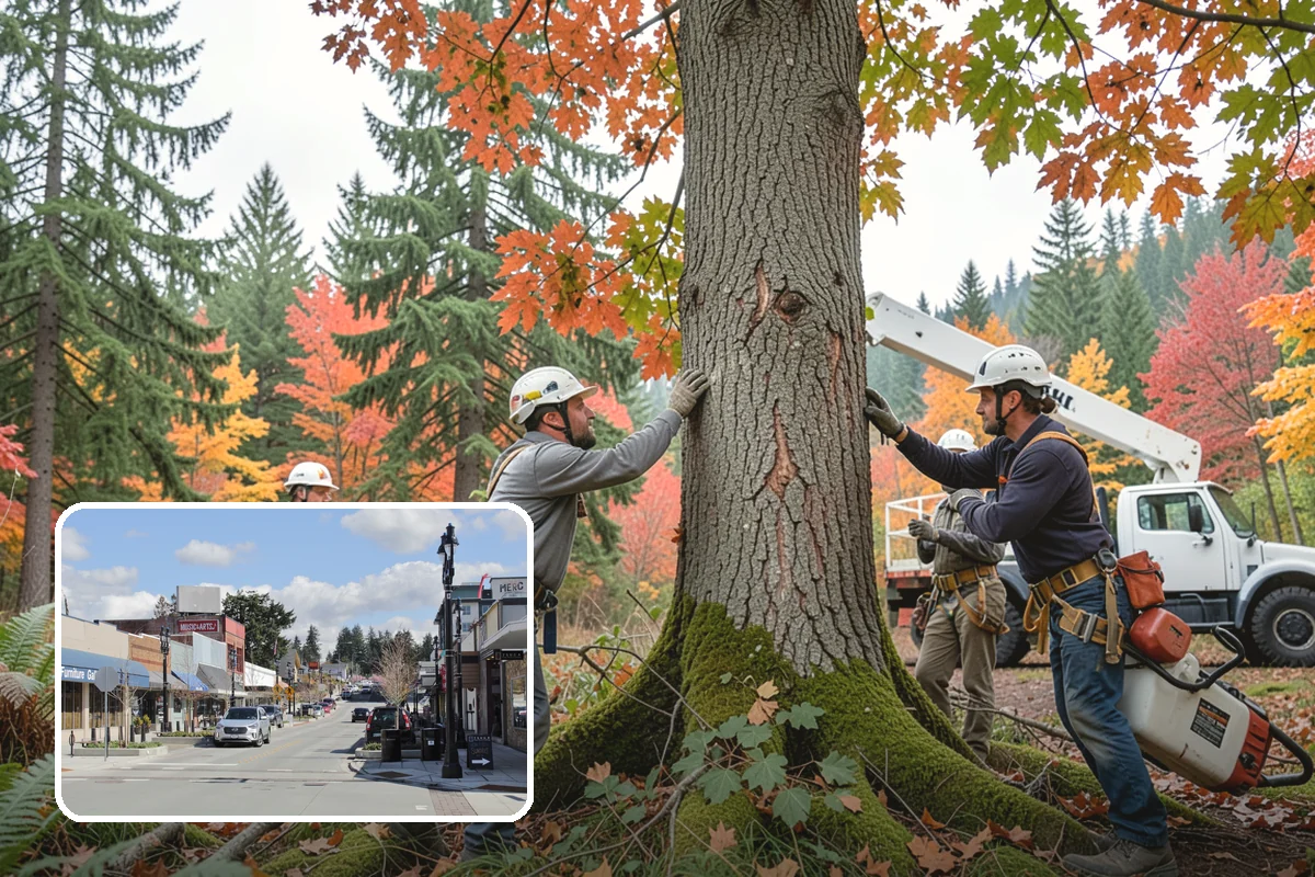 Static cabling installation in Bothell, King County, WA - Reduces the risk of limb or stem failure