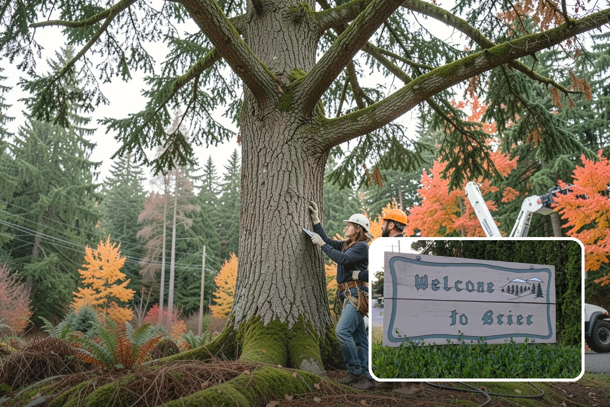 Static cabling installation in Brier, Snohomish County, WA - Reduces the risk of limb or stem failure