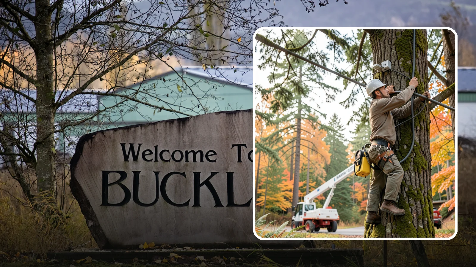 Static cabling installation in Buckley, Pierce County, WA - The installation of rigid cable systems that limit movement.