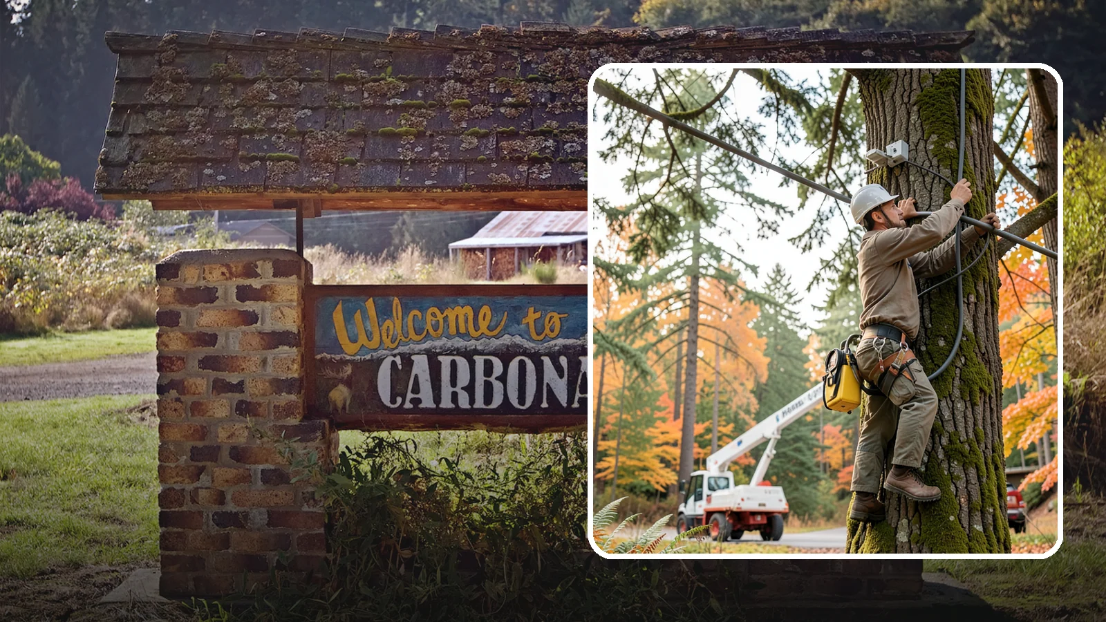 Static cabling installation in Carbonado, Pierce County, WA - The installation of rigid cable systems that limit movement.
