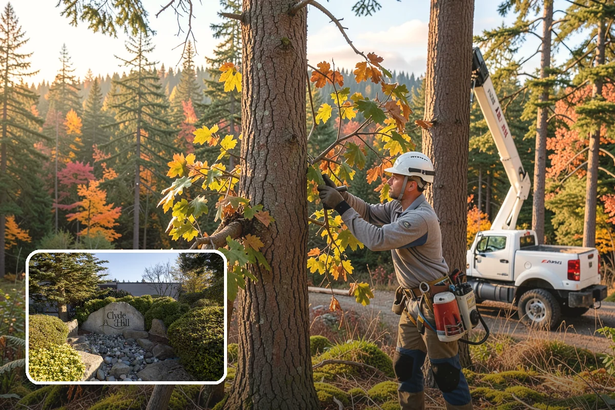 Static cabling installation in Clyde Hill, King County, WA - Reduces the risk of limb or stem failure