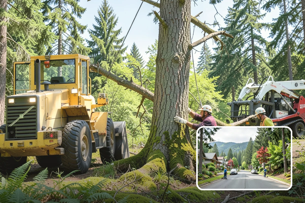 Static cabling installation in Darrington, Snohomish County, WA - Reduces the risk of limb or stem failure
