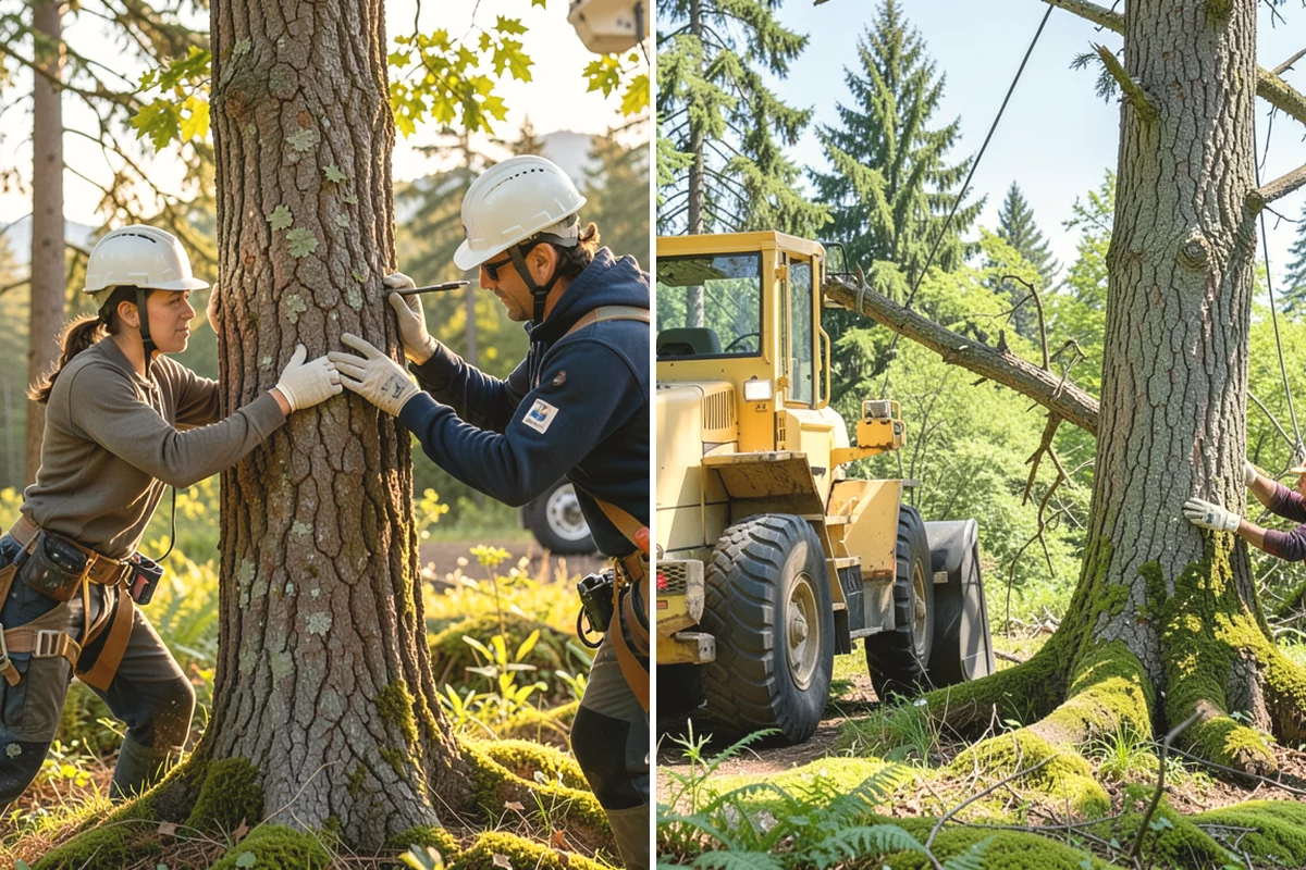 Static cabling installation in Duvall, King County, WA - Assess structural defects and load paths