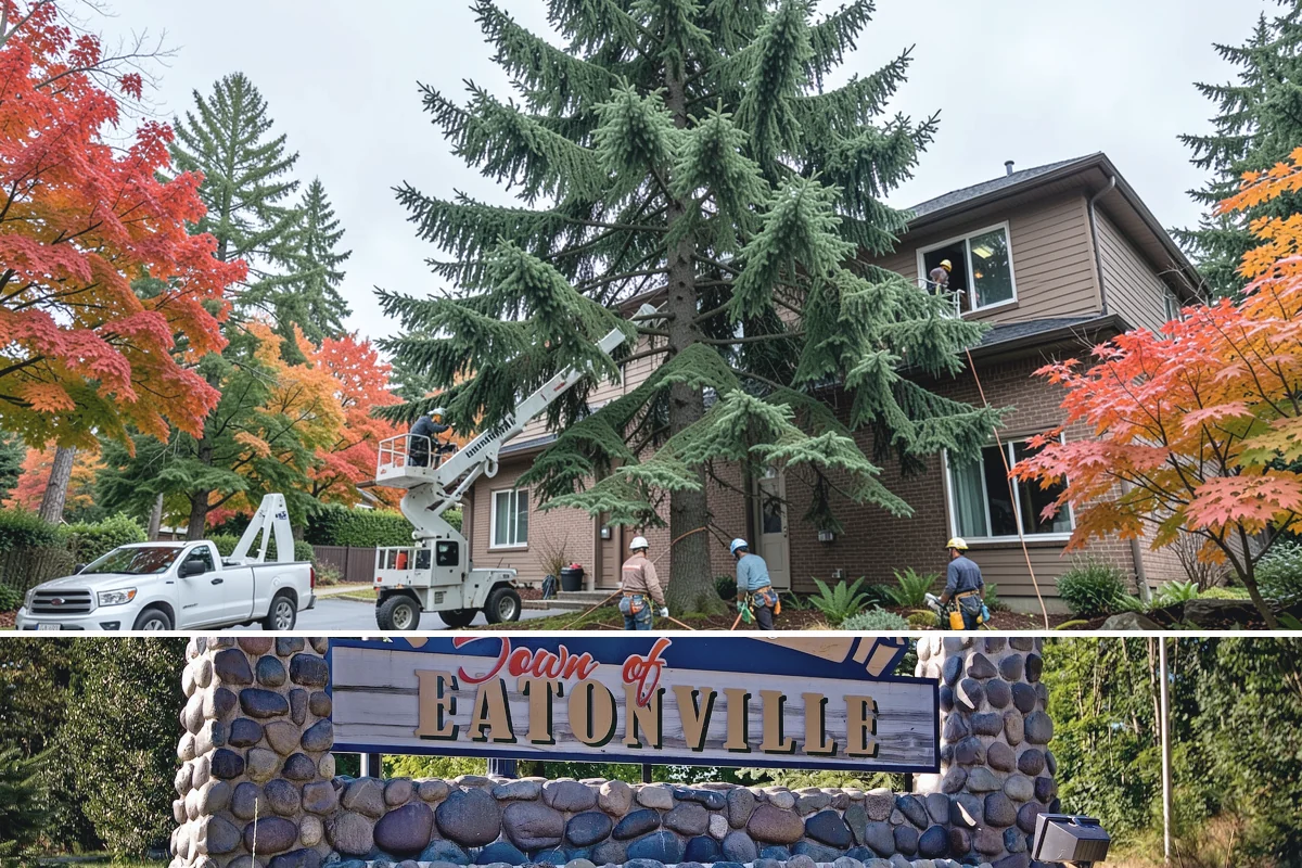 Static cabling installation in Eatonville, Pierce County, WA - Work can generally be performed year-round in Puget Sound weather provided branches are not frozen or ice-laden that could damage...