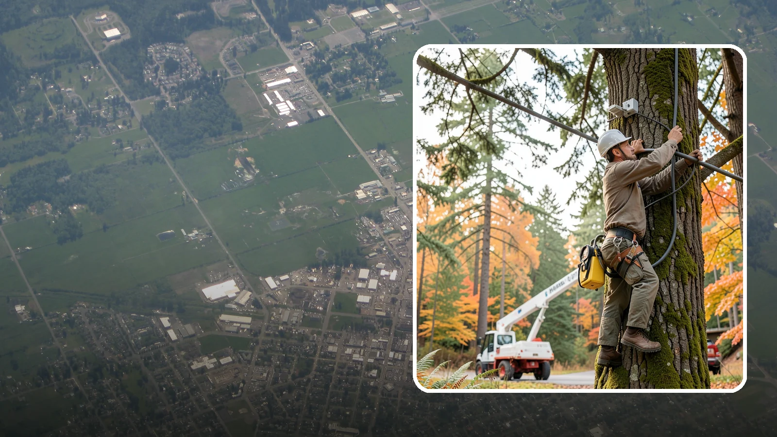 Static cabling installation in Enumclaw, King County, WA - The installation of rigid cable systems that limit movement.