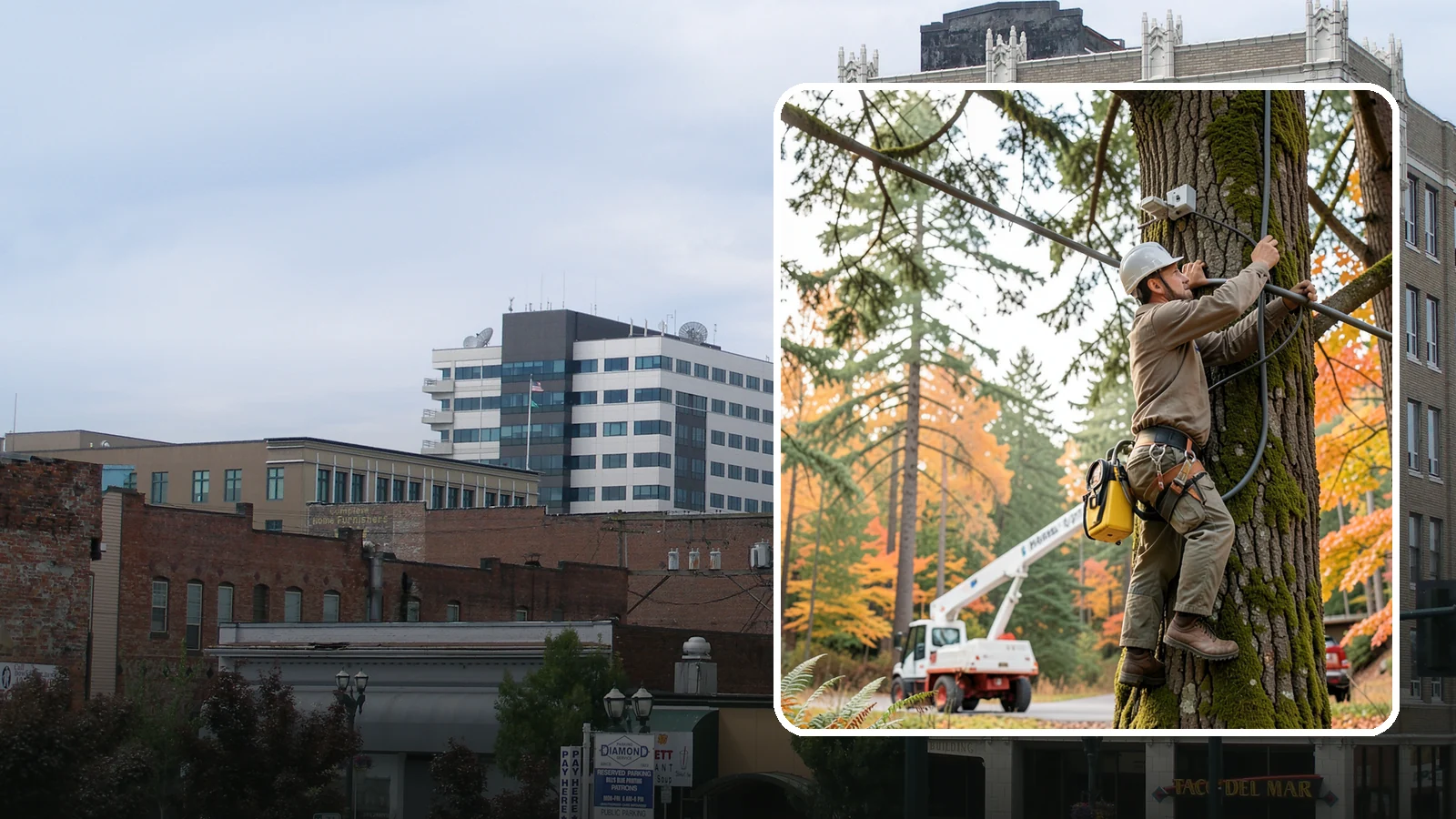 Static cabling installation in Everett, Snohomish County, WA - The installation of rigid cable systems that limit movement.