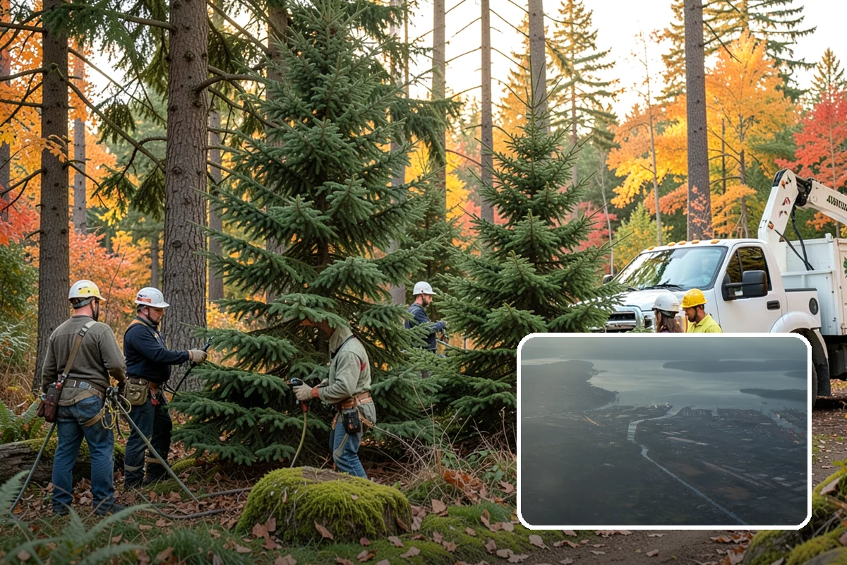 Static cabling installation in Fife, Pierce County, WA - Reduces the risk of limb or stem failure