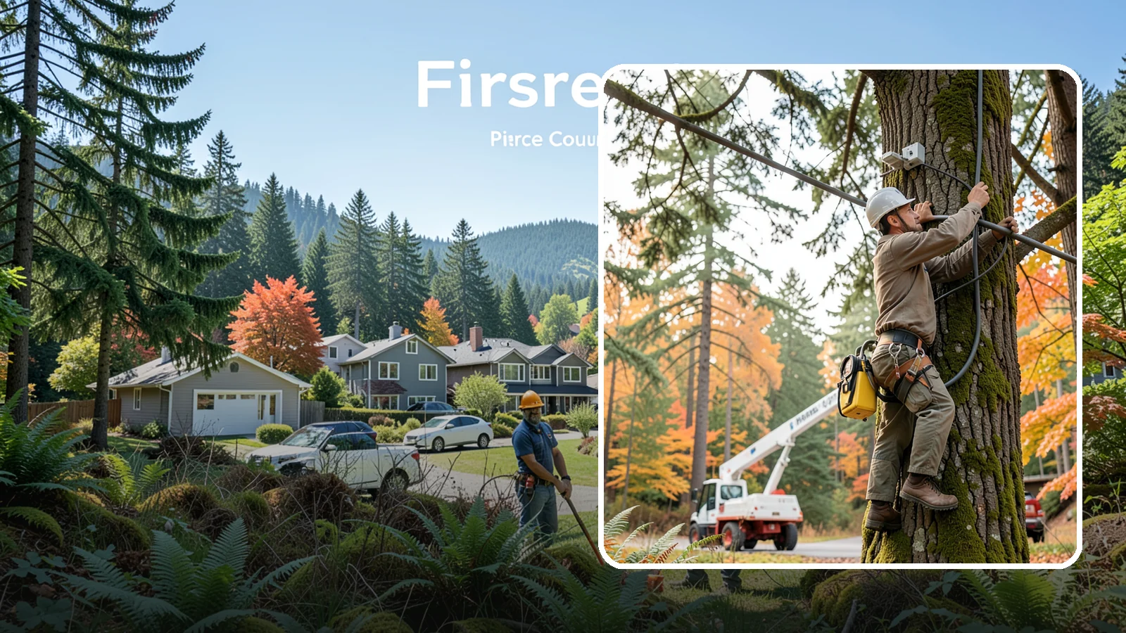 Static cabling installation in Fircrest, Pierce County, WA - The installation of rigid cable systems that limit movement.