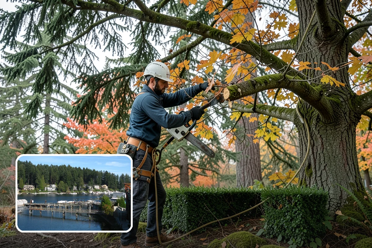 Static cabling installation in Gig Harbor, Pierce County, WA - Reduces the risk of limb or stem failure
