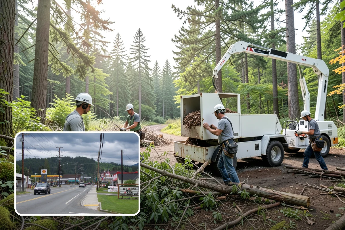 Static cabling installation in Granite Falls, Snohomish County, WA - Reduces the risk of limb or stem failure