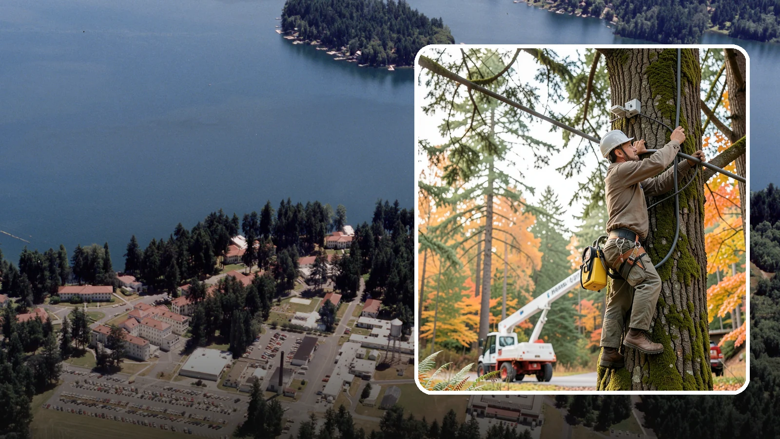 Static cabling installation in Lakewood, Pierce County, WA - The installation of rigid cable systems that limit movement.