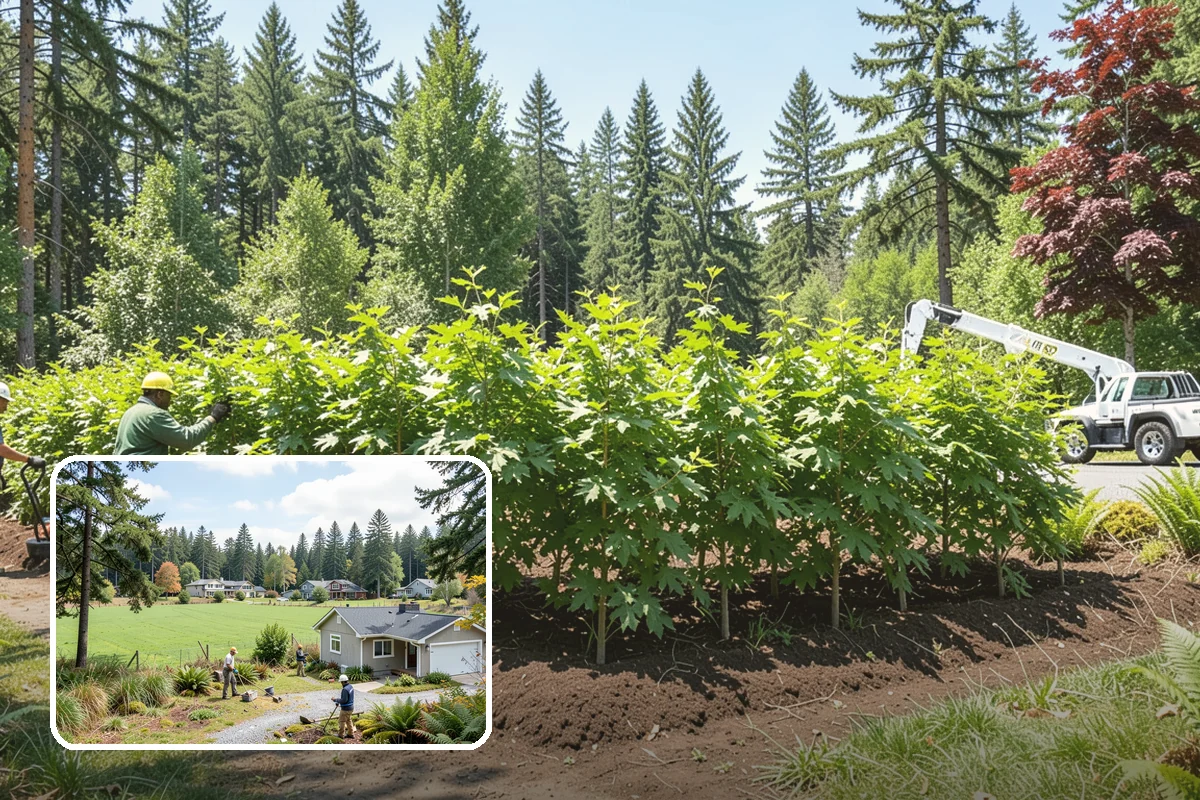 Static cabling installation in Lyman, Skagit County, WA - Reduces the risk of limb or stem failure