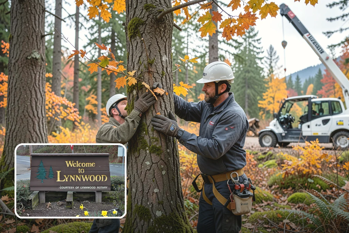 Static cabling installation in Lynnwood, Snohomish County, WA - Reduces the risk of limb or stem failure